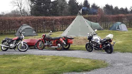 Motorbike Camping Pitch