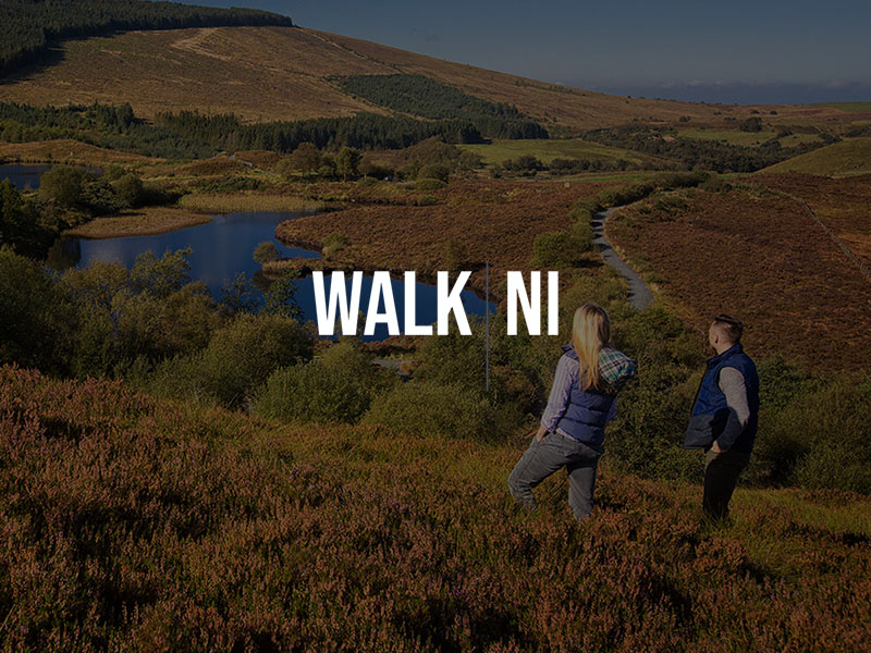 Walking ideas in Sperrin Mountains in Northern Ireland